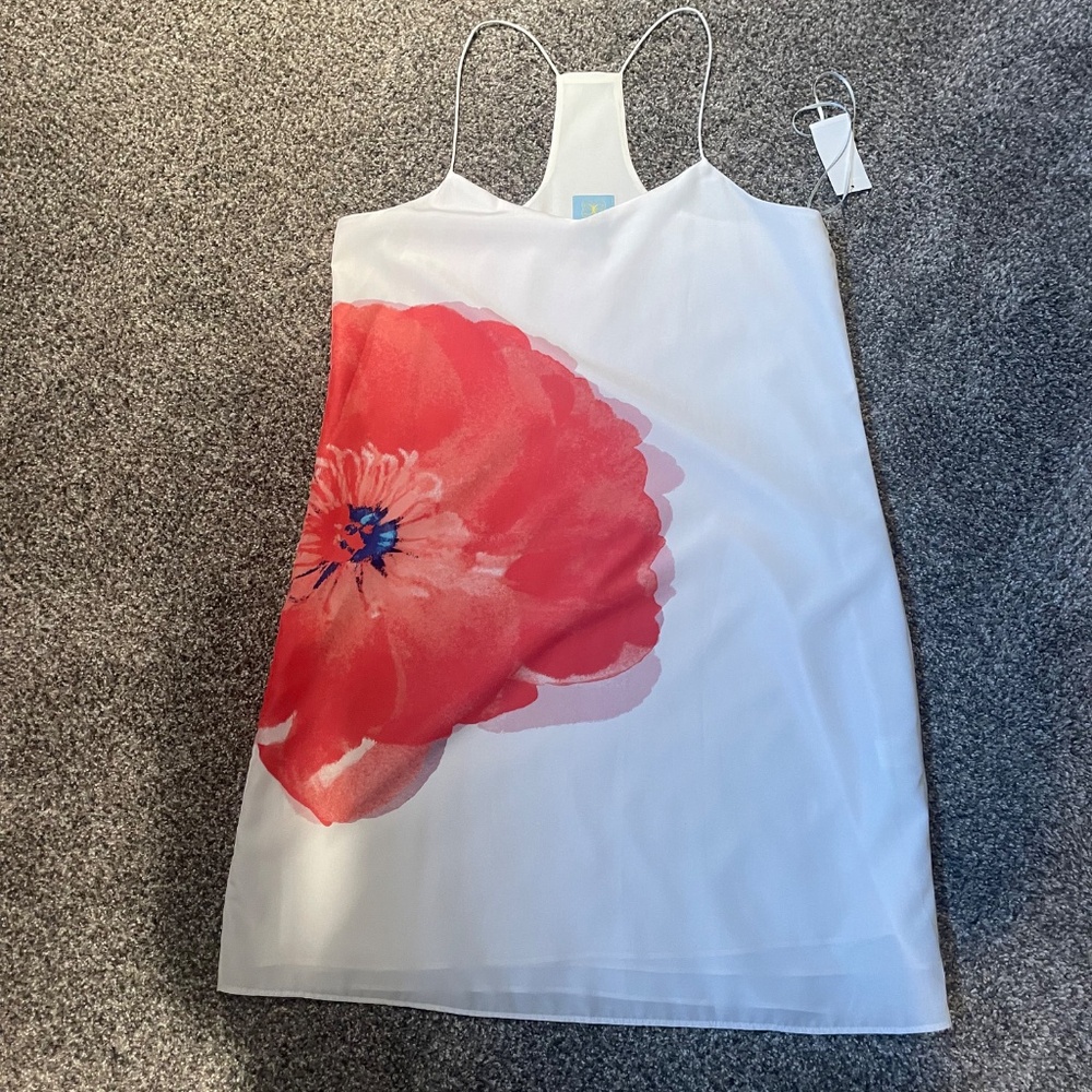 CeCe slip dress with flower - size 0